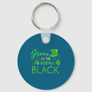 Green Is The New Black - St. Patrick’s Day Shamroc Key Ring