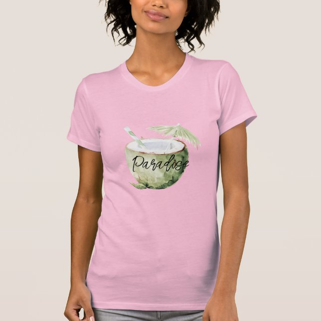 Green Island Coconut Paradise T-Shirt (Front)