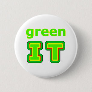 green IT The MUSEUM gibsphotoart 6 Cm Round Badge