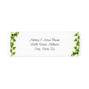 Green Ivy - Address Labels