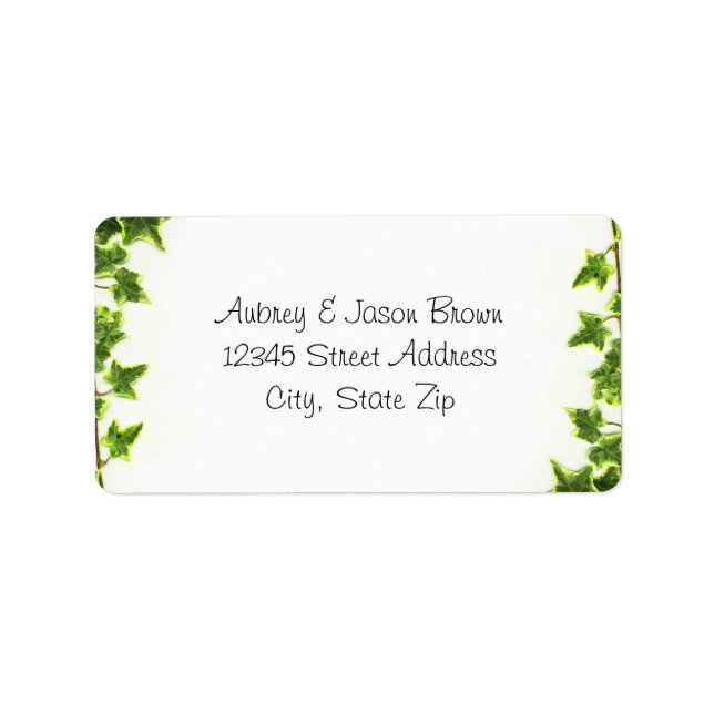 Green Ivy - Address Labels (Front)