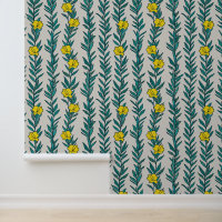 Green Ivy and Yellow Flowers