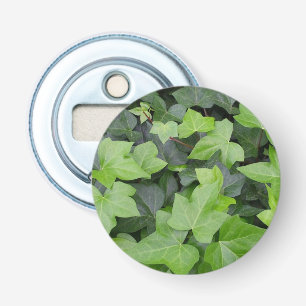 Green Ivy Botanical Print Bottle Opener