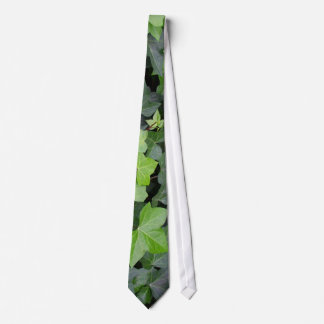 Green Ivy Botanical Print Tie