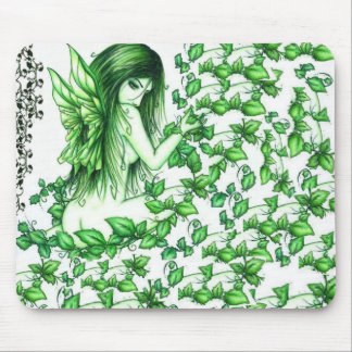 Green ivy fairy mouse pad! pad