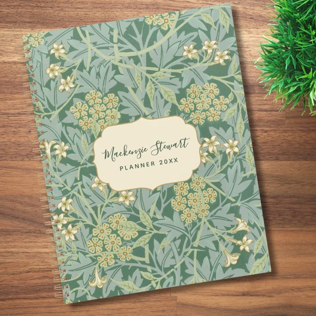 Green Jasmine Floral Pattern 2026 Planner (Creator Uploaded)
