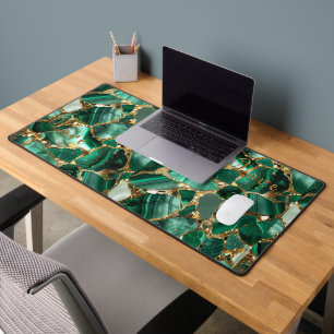 Green Jasper Desk Mat