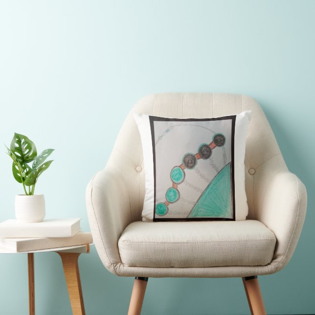 Green Jewel Cushion (Chair)