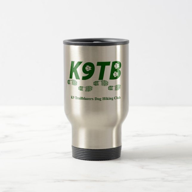 Green K9TB Logo Travel Mug (Center)