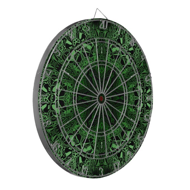 Green Kaleidoscope Dartboard (Front Left)