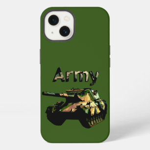 Green Khaki Army Tank, iPhone 13 Case