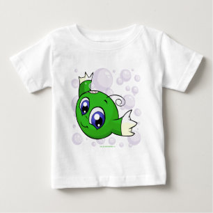 Green Kiko swishing through Kiko Lake Baby T-Shirt