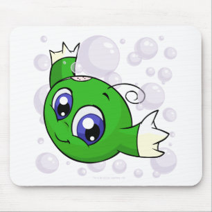 Green Kiko swishing through Kiko Lake Mouse Pad