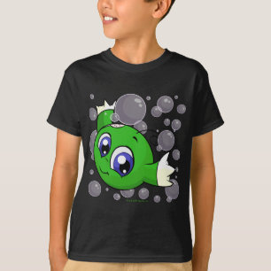 Green Kiko swishing through Kiko Lake T-Shirt