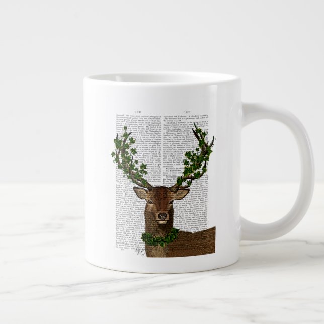 Green King Large Coffee Mug (Right)