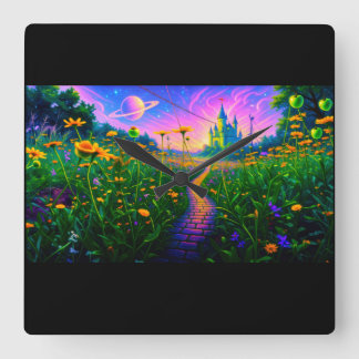 Green Kingdom Fantasy Clock