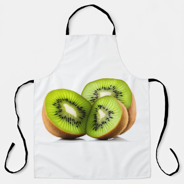 Green kiwi fruit apron (Front)