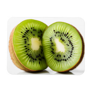 Green kiwi fruit magnet
