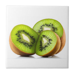 Green kiwi fruit tile