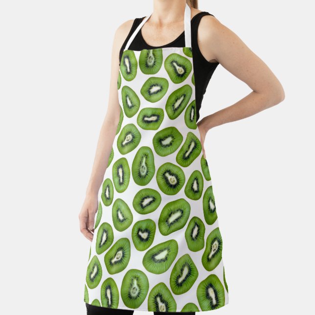 Green Kiwi Pattern Apron (Insitu)