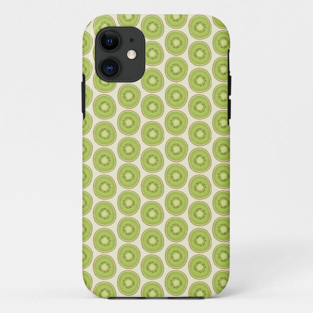 Green Kiwi Pattern Case-Mate iPhone Case (Back)