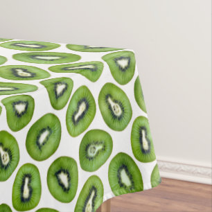 Green Kiwi Pattern Tablecloth