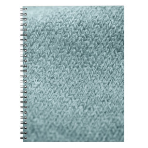 Green Knitted Texture: Trendy Background Notebook