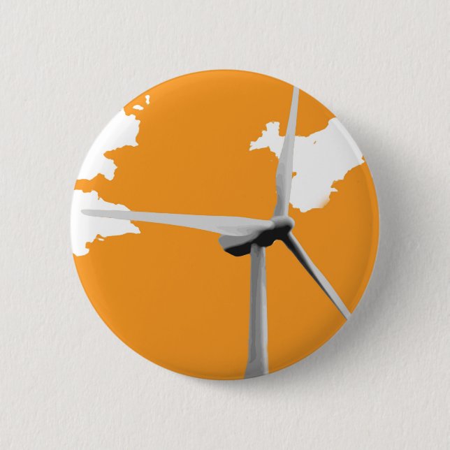 Green Knowes Wind Farm 6 Cm Round Badge (Front)