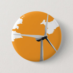 Green Knowes Wind Farm 6 Cm Round Badge