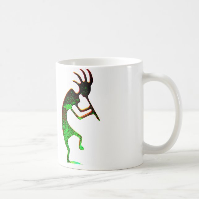 green kokopelli mug (Right)