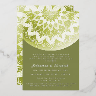 Green Lace Mandala Wedding