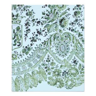 Green Lace Roses Photo Print