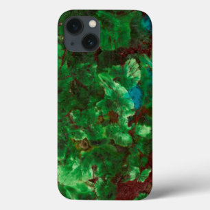 Green Laced Shattuckite iPhone 13 Case
