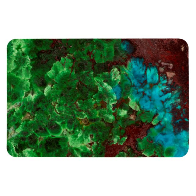 Green Laced Shattuckite Magnet (Horizontal)