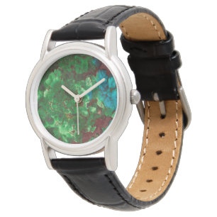 Green Laced Shattuckite Watch