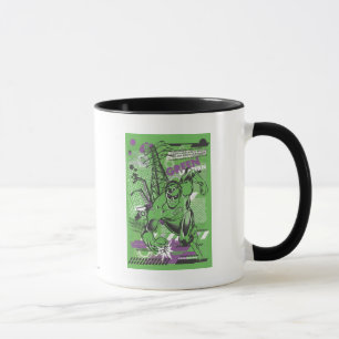 Green Lantern - Absurd Collage Poster Mug