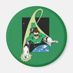 Green Lantern and Earth Magnet