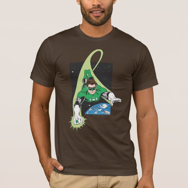 Green Lantern and Earth T-Shirt (Front)