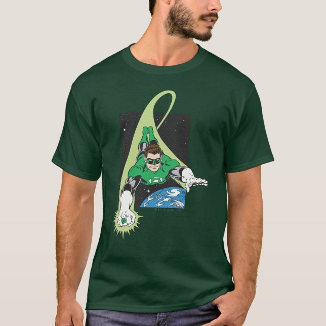 Green Lantern and Earth T-Shirt (Front)