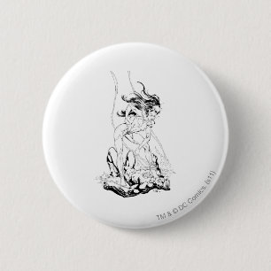 Green Lantern and Star Sapphire 6 Cm Round Badge