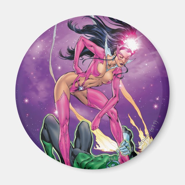 Green Lantern and Star Sapphire - Colour Magnet (Front)