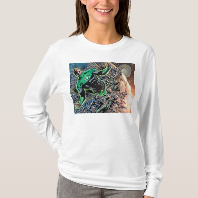 Green Lantern and the Moon T-Shirt (Front)