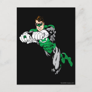 Green Lantern - Both arms forward Postcard