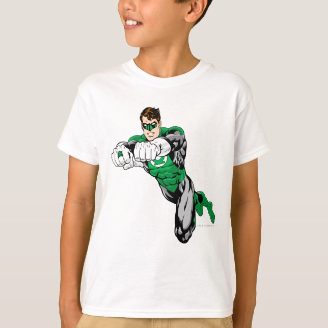 Green Lantern - Both arms forward T-Shirt (Front)