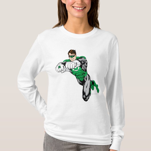 Green Lantern - Both arms forward T-Shirt (Front)