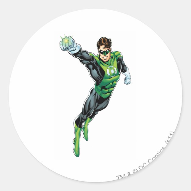 Green Lantern - Comic,  Arm out Classic Round Sticker (Front)