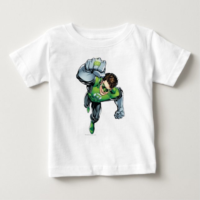 Green Lantern - Comic,  Arm Raise Baby T-Shirt (Front)