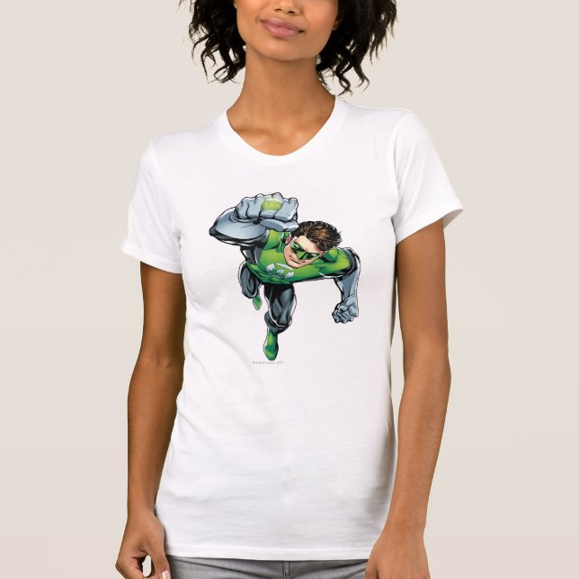 Green Lantern - Comic,  Arm Raise T-Shirt (Front)