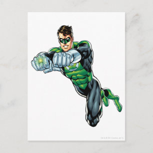 Green Lantern - Comic, Both arms forward Postcard