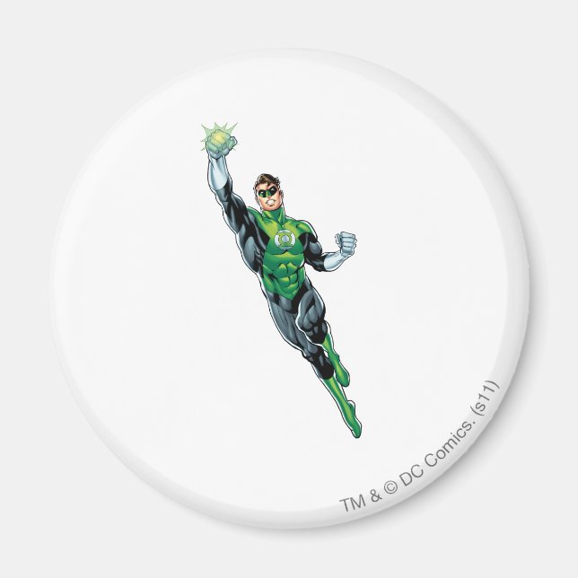 Green Lantern - Comic, Flying Up Magnet (Front)